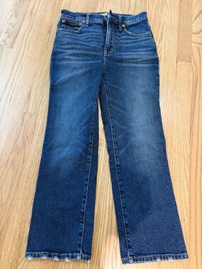 Madewell Slim Demi Boot cut Jean size 26P